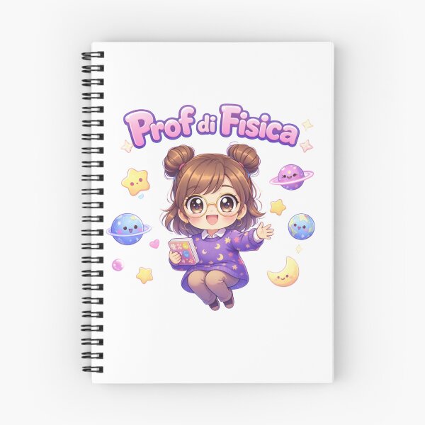 Item preview, Kawaii Prof Fisica Italiana Sticker Gravità designed and sold by OrikuStudio.