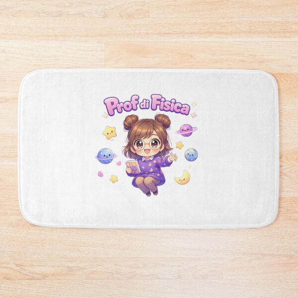 Item preview, Kawaii Prof Fisica Italiana Sticker Gravità designed and sold by OrikuStudio.