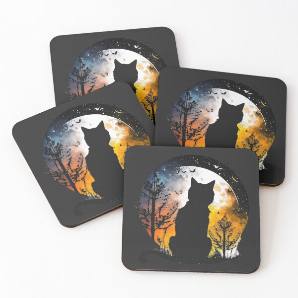 Item preview, Cat Moon - Spirit Moon Art designed and sold by Magic  House.