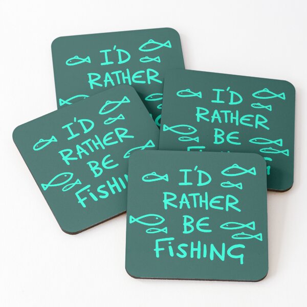 Item preview, I'd rather be fishing - Funny Fishing Angler Gifts designed and sold by FunnehGacha.