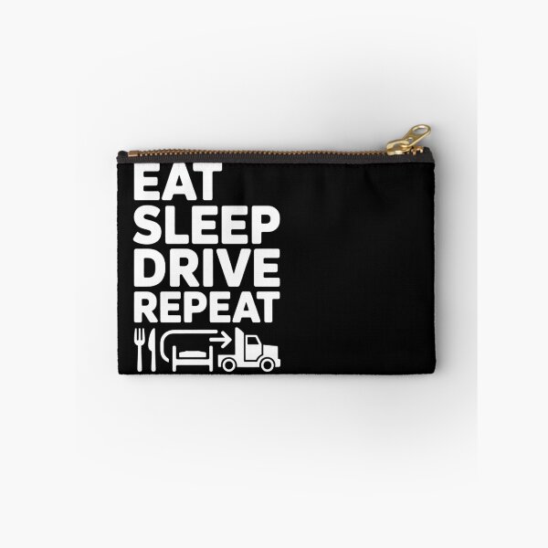 Item preview, Eat Sleep Drive Repeat Trucker Lifestyle designed and sold by SplashTastic.