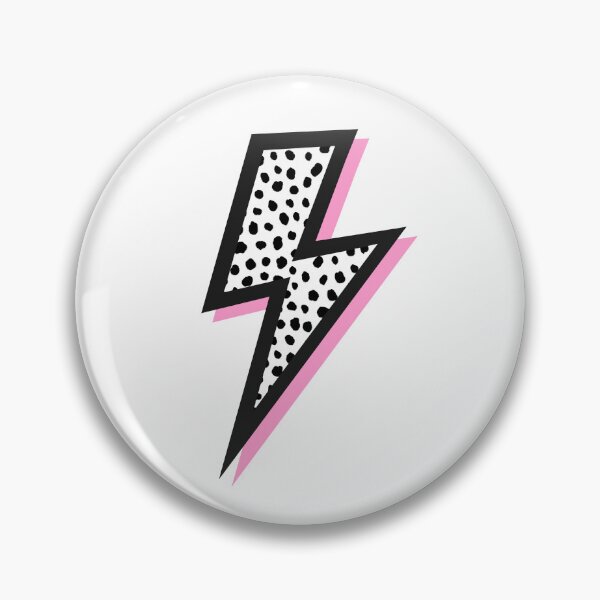 Item preview, Dalmatian Spots, Black and Pink, Lightning Bolts designed and sold by OneThreeSix.