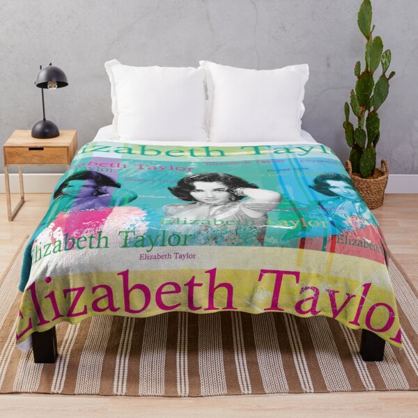 Item preview, Elizabeth Taylor pop art portrait collage designed and sold by Mauswohn.