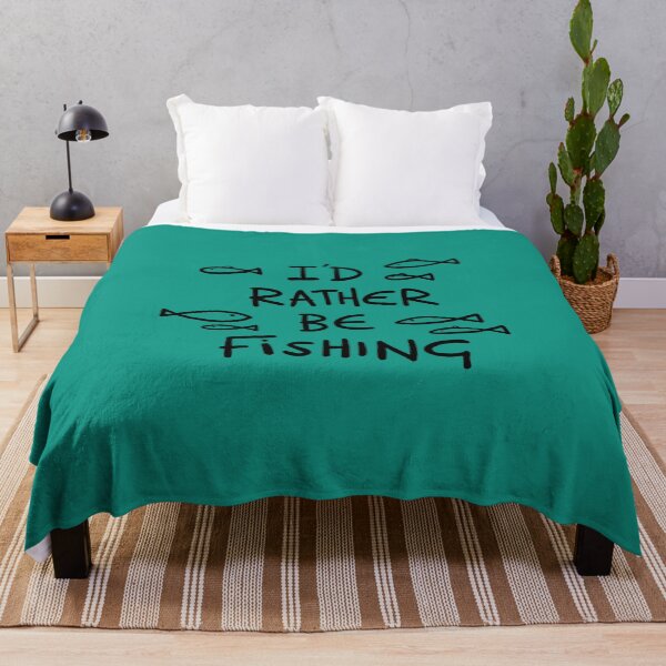 Item preview, I'd rather be fishing - Funny Fishing Angler Gifts designed and sold by FunnehGacha.