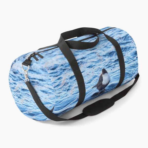 Item preview, White-throated dipper in blue. Winter 2026 designed and sold by Jouko Lehto Photography.
