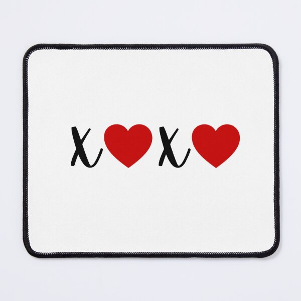 Item preview, XO Love Symbols Minimal Red Heart Art designed and sold by The_CreativeStudio.