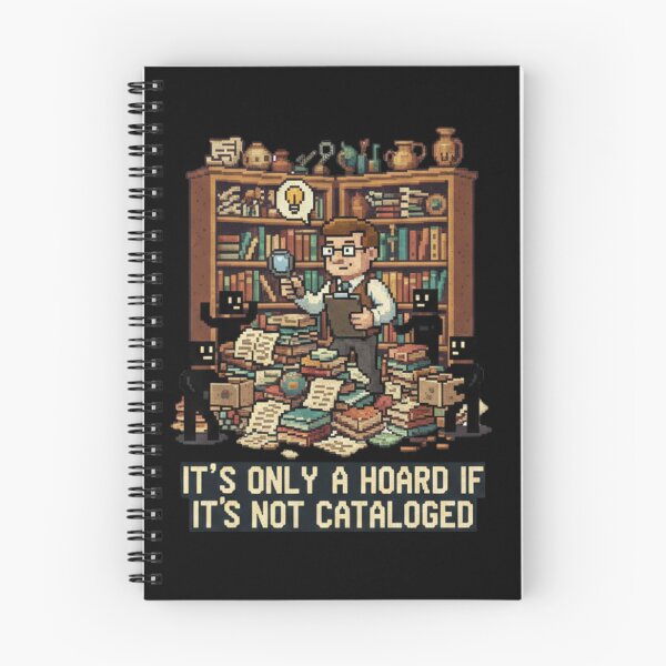 Item preview, It's Only A Hoard If It's Not Cataloged designed and sold by BlissHalo.