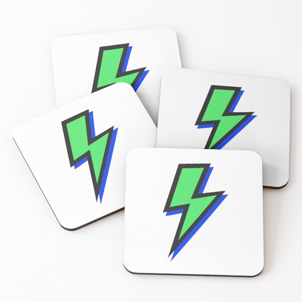 Item preview, Lightning Green and Blue designed and sold by OneThreeSix.