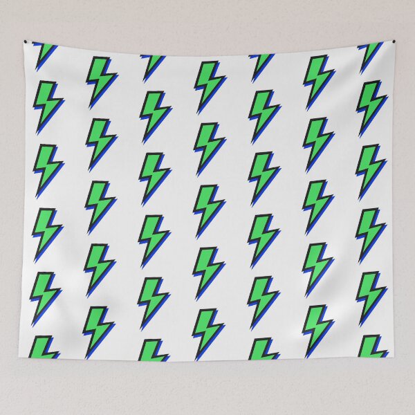 Item preview, Lightning Green and Blue designed and sold by OneThreeSix.