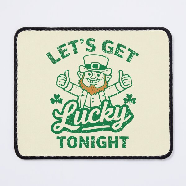 Item preview, St Patricks Day Lets Get Lucky Tonight Funny Leprechaun designed and sold by Imaginationbeyond.