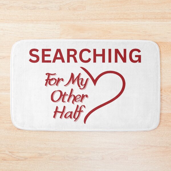 Item preview, Valentine heart Searching For My Other Half designed and sold by PTB Art Design.