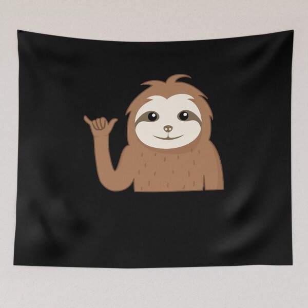 Item preview, Shaka Rock Sloth - Hand Gesture designed and sold by PrintPress.