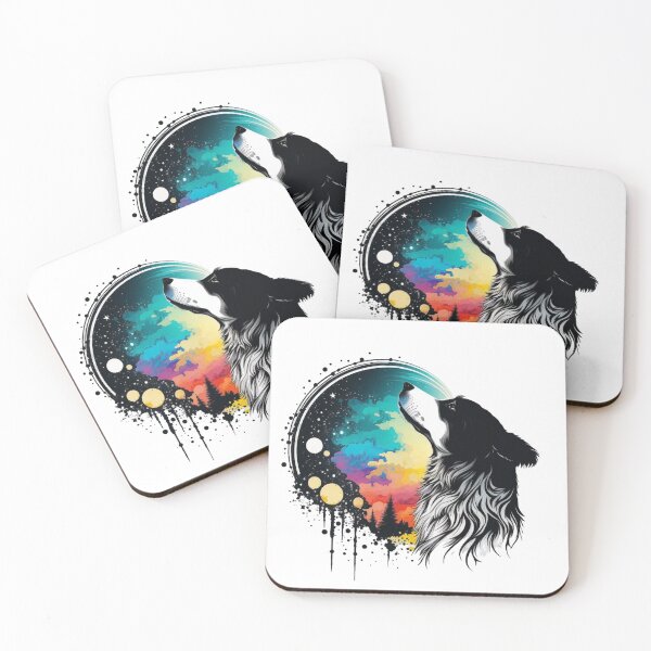 Item preview, Dog Moon - Spirit Moon Art designed and sold by Magic  House.