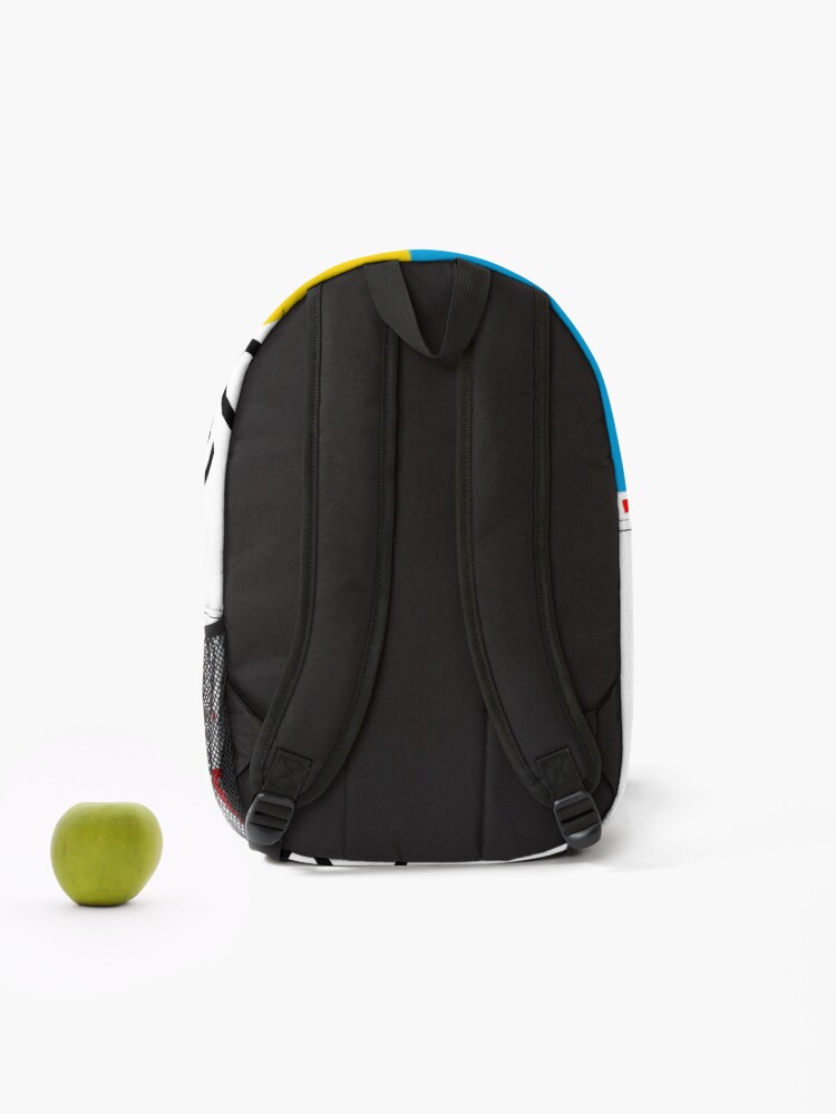 Thumbnail 2 of 3, Backpack, I Love Rwanda Heart designed and sold by TheIconSmith.