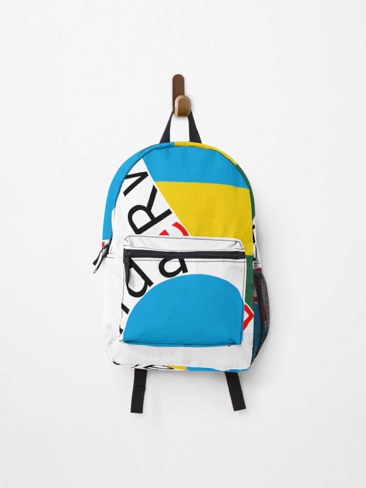 Thumbnail 1 of 3, Backpack, I Love Rwanda Heart designed and sold by TheIconSmith.