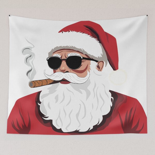 Item preview, Smoking Santa designed and sold by SantasPole.