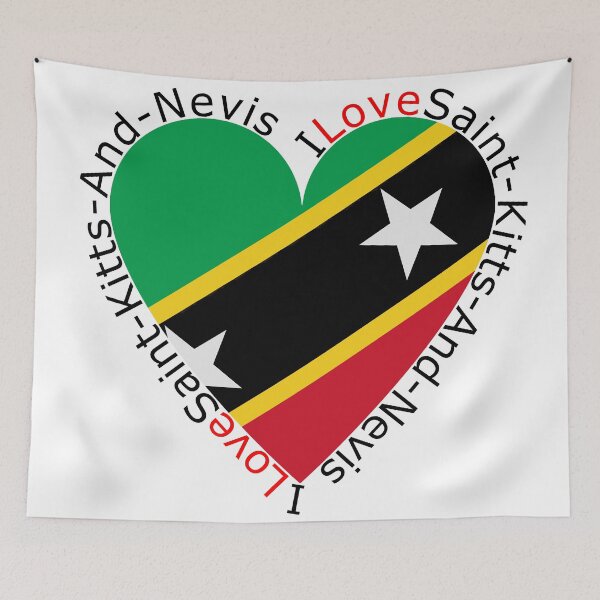 Item preview, I Love Saint Kitts And Nevis  Heart designed and sold by TheIconSmith.