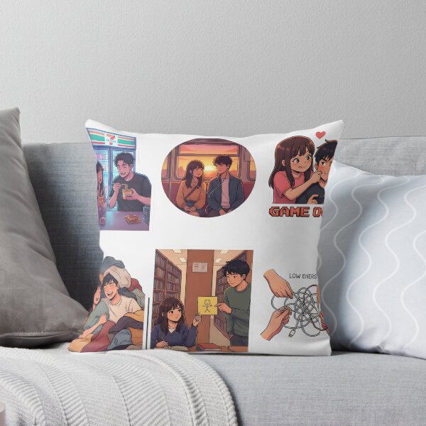 Item preview, Anime Couple Everyday Love Relatable Sticker Pack designed and sold by Day Dreamer.