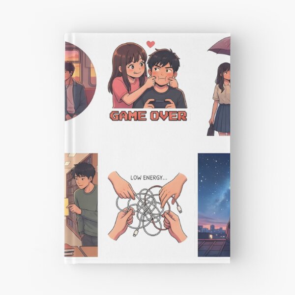 Item preview, Anime Couple Everyday Love Relatable Sticker Pack designed and sold by Day Dreamer.