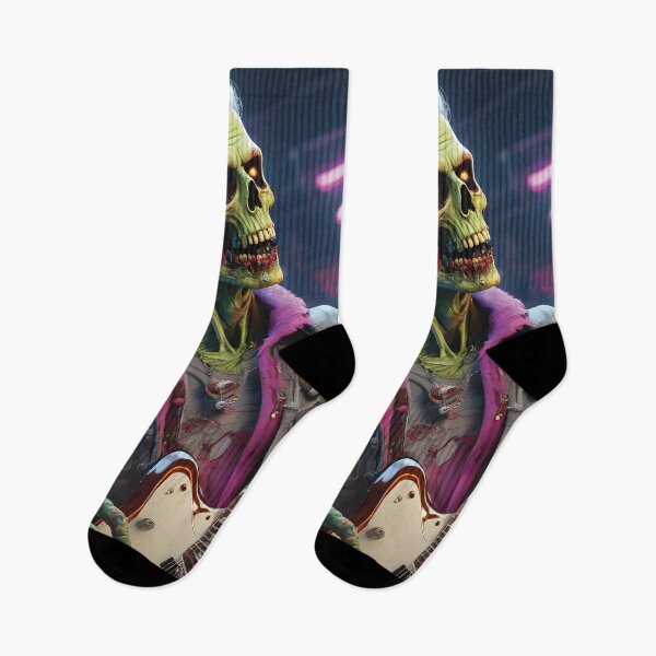 Item preview, Rock n Roll Zombie guitarist on stage designed and sold by Mauswohn.