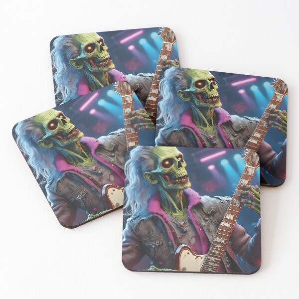Item preview, Rock n Roll Zombie guitarist on stage designed and sold by Mauswohn.