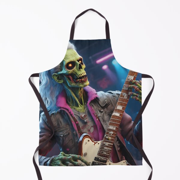 Item preview, Rock n Roll Zombie guitarist on stage designed and sold by Mauswohn.