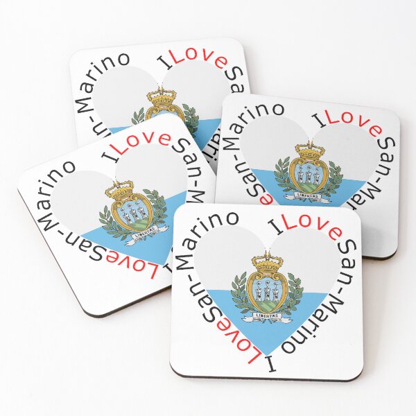Item preview, I Love San Marino  Heart designed and sold by TheIconSmith.