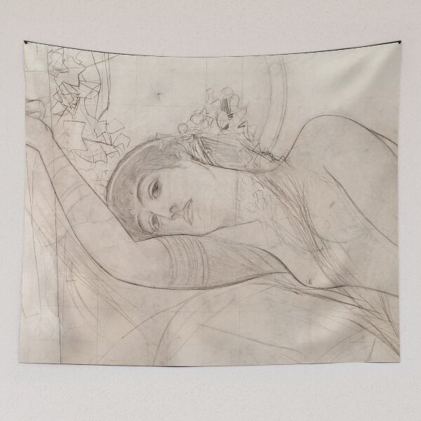 Item preview, The Altar of Dionysos by Gustav Klimt: Vienna Secession Sketch Poster designed and sold by artofuniverse.