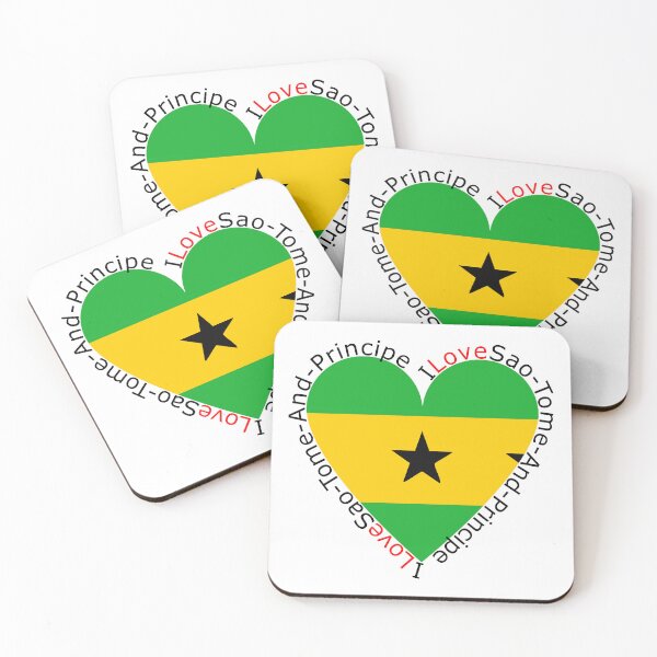 Item preview, I Love Sao Tome And Principe  Heart designed and sold by TheIconSmith.