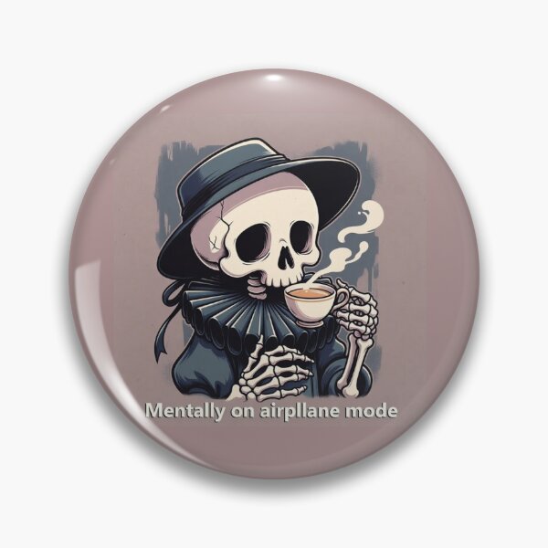 Item preview, Adorable Skeleton Drinking Tea – Design Collection on Redbubble designed and sold by Bittor18.
