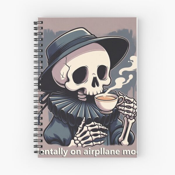 Item preview, Adorable Skeleton Drinking Tea – Design Collection on Redbubble designed and sold by Bittor18.