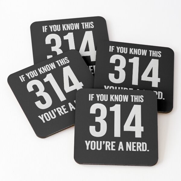 Item preview, If you know 314 you're a nerd designed and sold by Icareis-Studios.