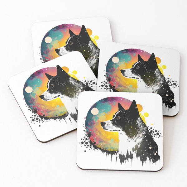 Item preview, Dog Moon - Spirit Moon Art designed and sold by Magic  House.