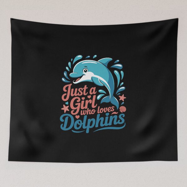 Item preview, Just a Girl Who Loves Dolphins designed and sold by jkrphoto.
