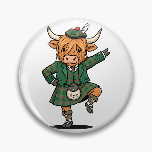 Item preview, highland cow doing a jig designed and sold by Metaverse8.