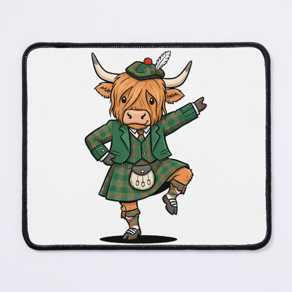 Item preview, highland cow doing a jig designed and sold by Metaverse8.