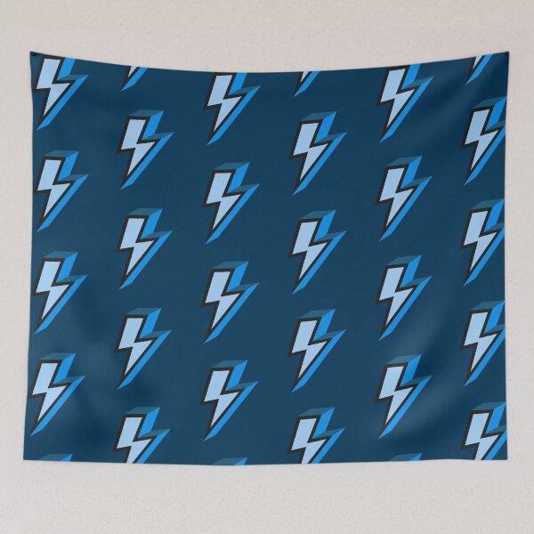 Item preview, Blue Bold Lightning Bolt designed and sold by OneThreeSix.