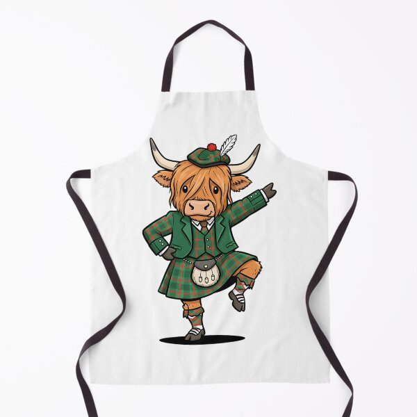 Item preview, highland cow doing a jig designed and sold by Metaverse8.