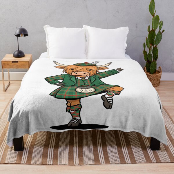 Item preview, highland cow doing a jig designed and sold by Metaverse8.