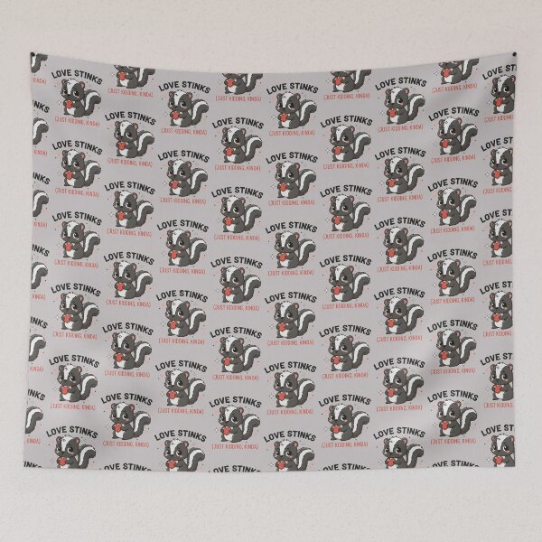 Item preview, Cute Skunk Love Stinks Valentine designed and sold by Snout & Shout..