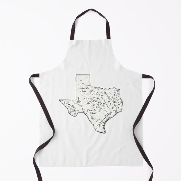 Item preview, Texas Illustrated Map – Hand-Drawn Rivers & Nature Adventure Sketch designed and sold by Paper Drip.
