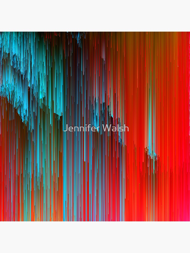 California Dreamin' - Abstract Glitchy Pixel Art by InsertTitleHere