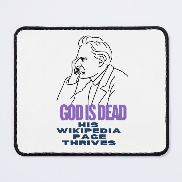 Item preview, Nietzsche wiki humor designed and sold by Reniferka Artifacts.
