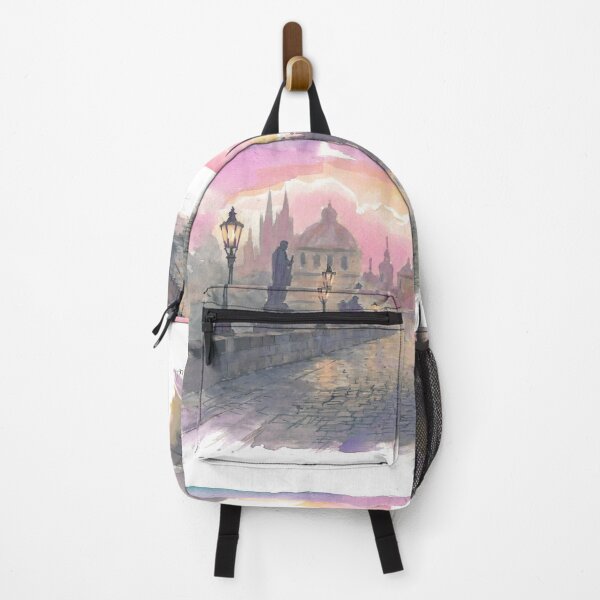 Item preview, Prague Charles Bridge with Historic Architecture and River View designed and sold by artshop77.