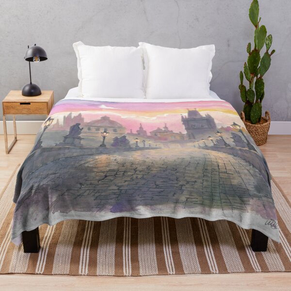Item preview, Prague Charles Bridge with Historic Architecture and River View designed and sold by artshop77.