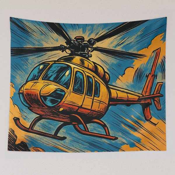 Item preview, Helicopter | Comics stylCartoone -  designed and sold by ComicsFactory.