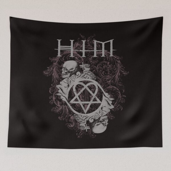 Item preview, Ville Valo Him Dual Skull designed and sold by Monoceros99.