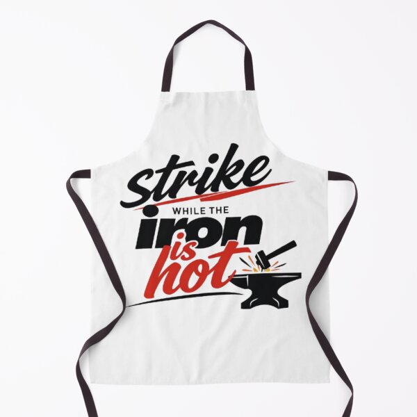 Item preview, Strike While the Iron Is Hot – Bold Minimalist Motivational Typography Quote designed and sold by Fabrifrank.