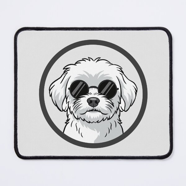 Item preview, Maltese Dog in Sunglasses – Funny Stylish designed and sold by MartynaKanik.