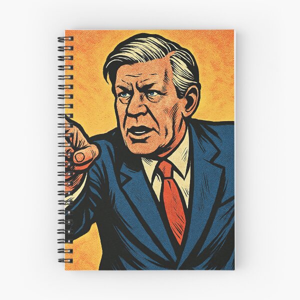 Item preview, Helmut Schmidt, leader | Comics stylCartoone -  designed and sold by ComicsFactory.